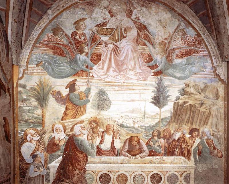 GOZZOLI, Benozzo Assumption of the Virgin sdtg oil painting picture